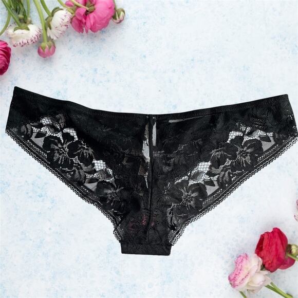 Free People underwear bikini panty undies floral lace tanga lingerie intimates - Picture 5 of 5
